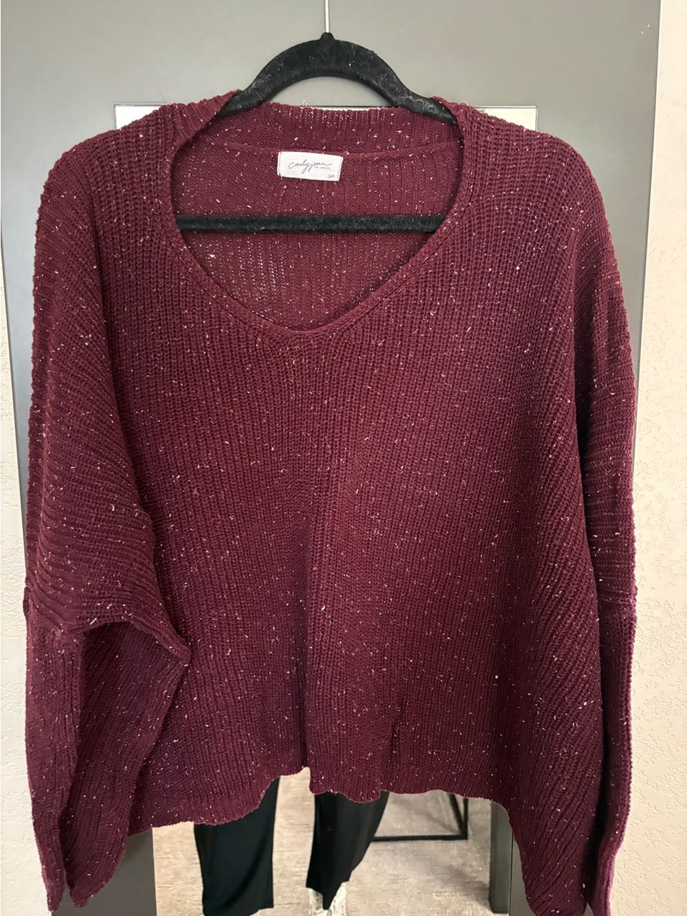 Carly Jean Los Angeles Rhea Oversized Knit  Sweater - Women